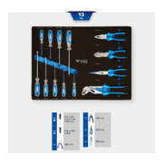 Brilliant Tools Schaumstoffeinlage mit 13 Schraubendrehern und Zangen-1