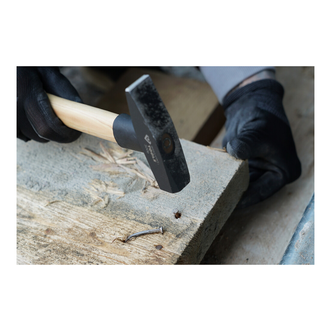 Brilliant Tools Schlosserhammer mit Hickory-Stiel, 1500 g