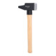 Brilliant Tools Schlosserhammer mit Hickory-Stiel, 1600 g, französische Form-2