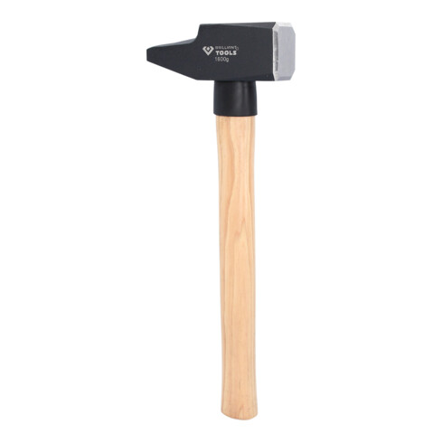 Brilliant Tools Schlosserhammer mit Hickory-Stiel, 1600 g, französische Form