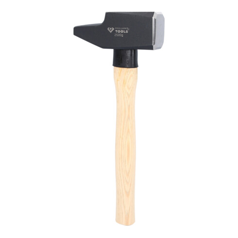 Brilliant Tools Schlosserhammer mit Hickory-Stiel, 2500 g, französische Form