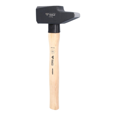 Brilliant Tools Schlosserhammer mit Hickory-Stiel, 2500 g, französische Form