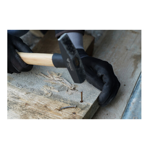 Brilliant Tools Schlosserhammer mit Hickory-Stiel, 500 g