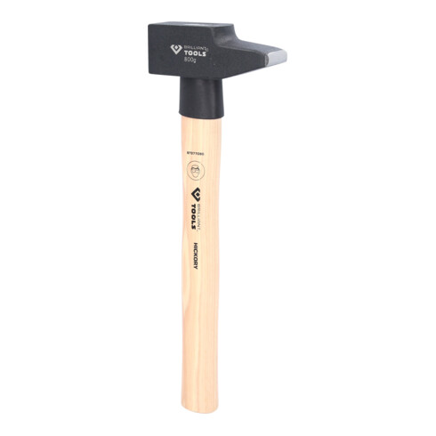Brilliant Tools Schlosserhammer mit Hickory-Stiel, 800 g, französische Form