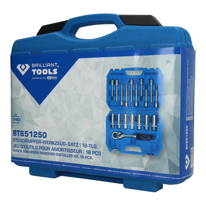 Brilliant Tools Schokdempergereedschapset, 18-dlg
