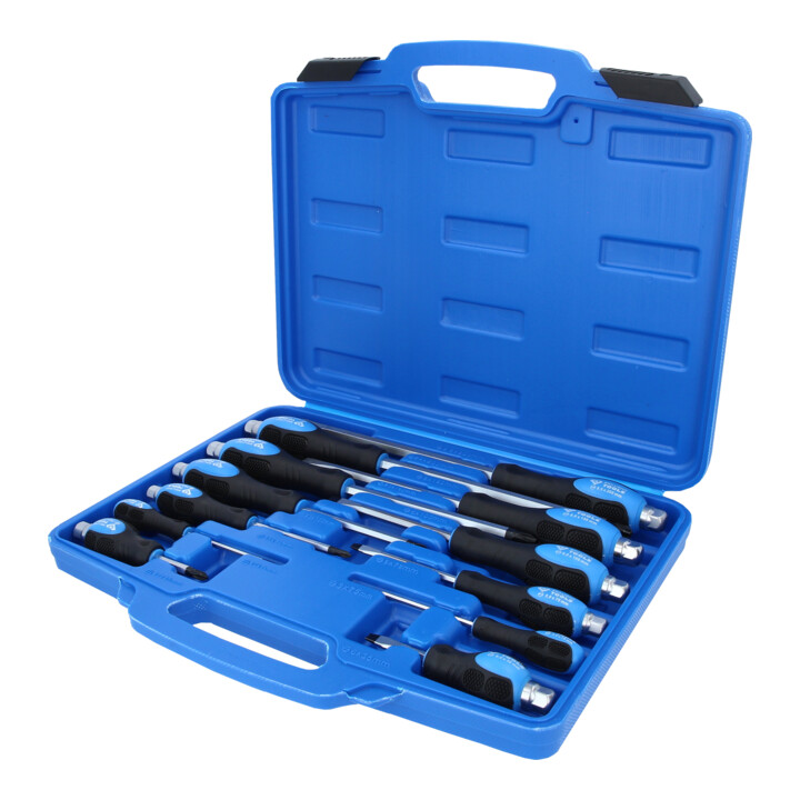 Brilliant Tools Schraubendreher-Satz mit Schlagkappe, 12-tlg