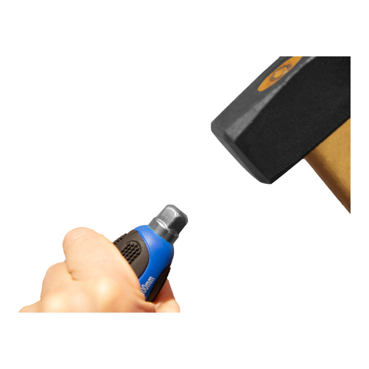 Brilliant Tools Schraubendreher-Satz mit Schlagkappe, 12-tlg