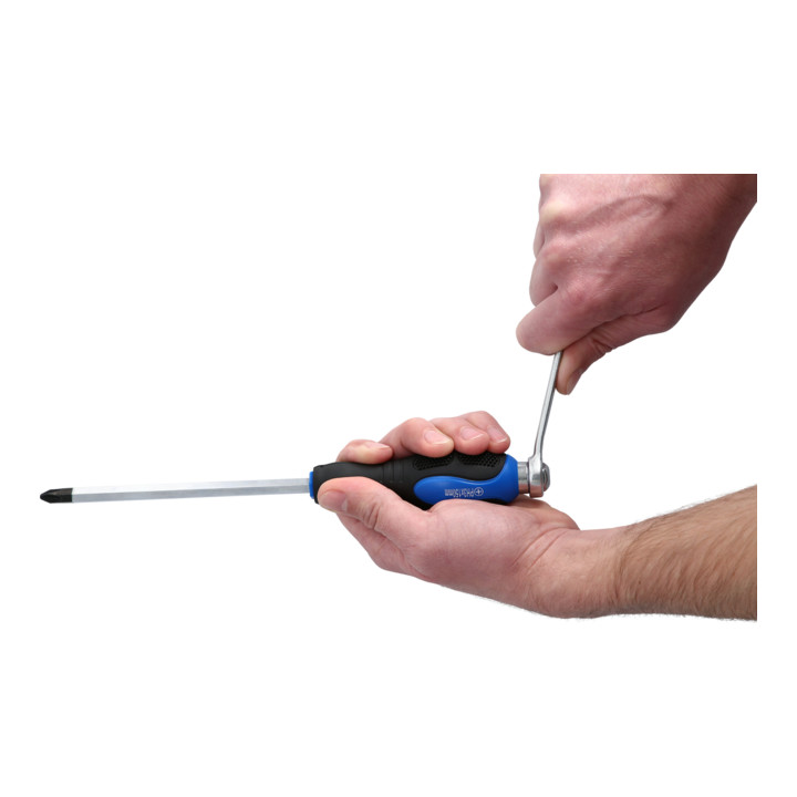 Brilliant Tools Schraubendreher-Satz mit Schlagkappe, 12-tlg