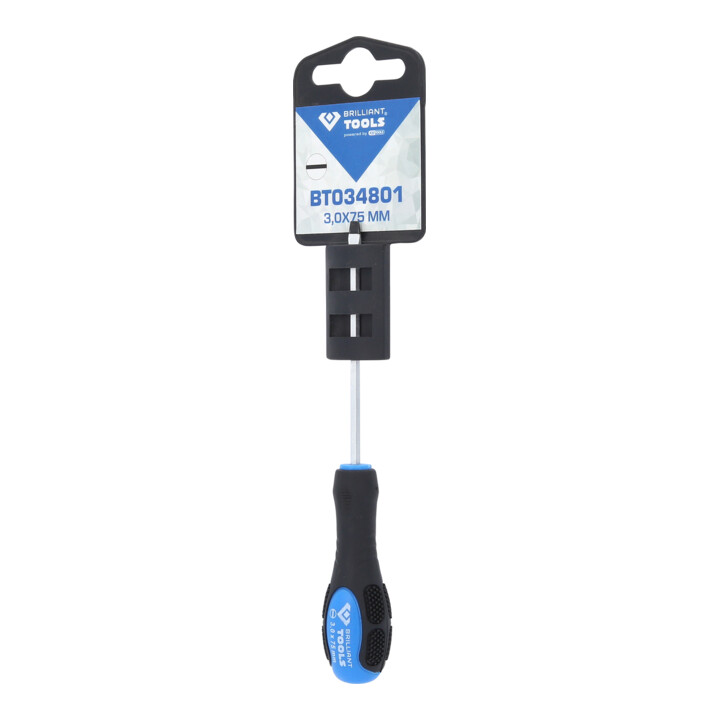 Brilliant Tools Schraubendreher Schlitz mit Schlagkappe, 3,0 mm