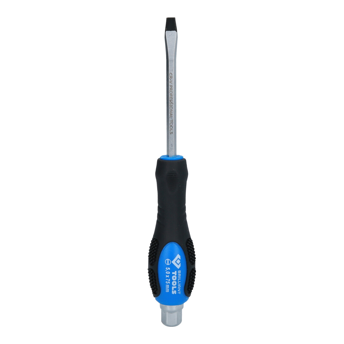 Brilliant Tools Schraubendreher Schlitz mit Schlagkappe, 5,0 mm