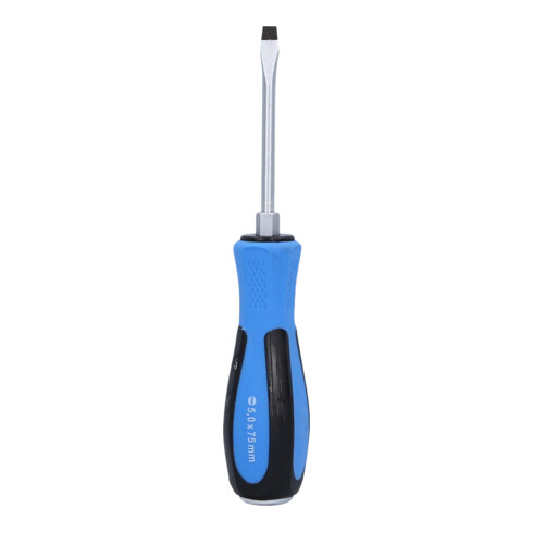 Brilliant Tools Schraubendreher Schlitz mit Schlagkappe, 5,0 x 75 mm