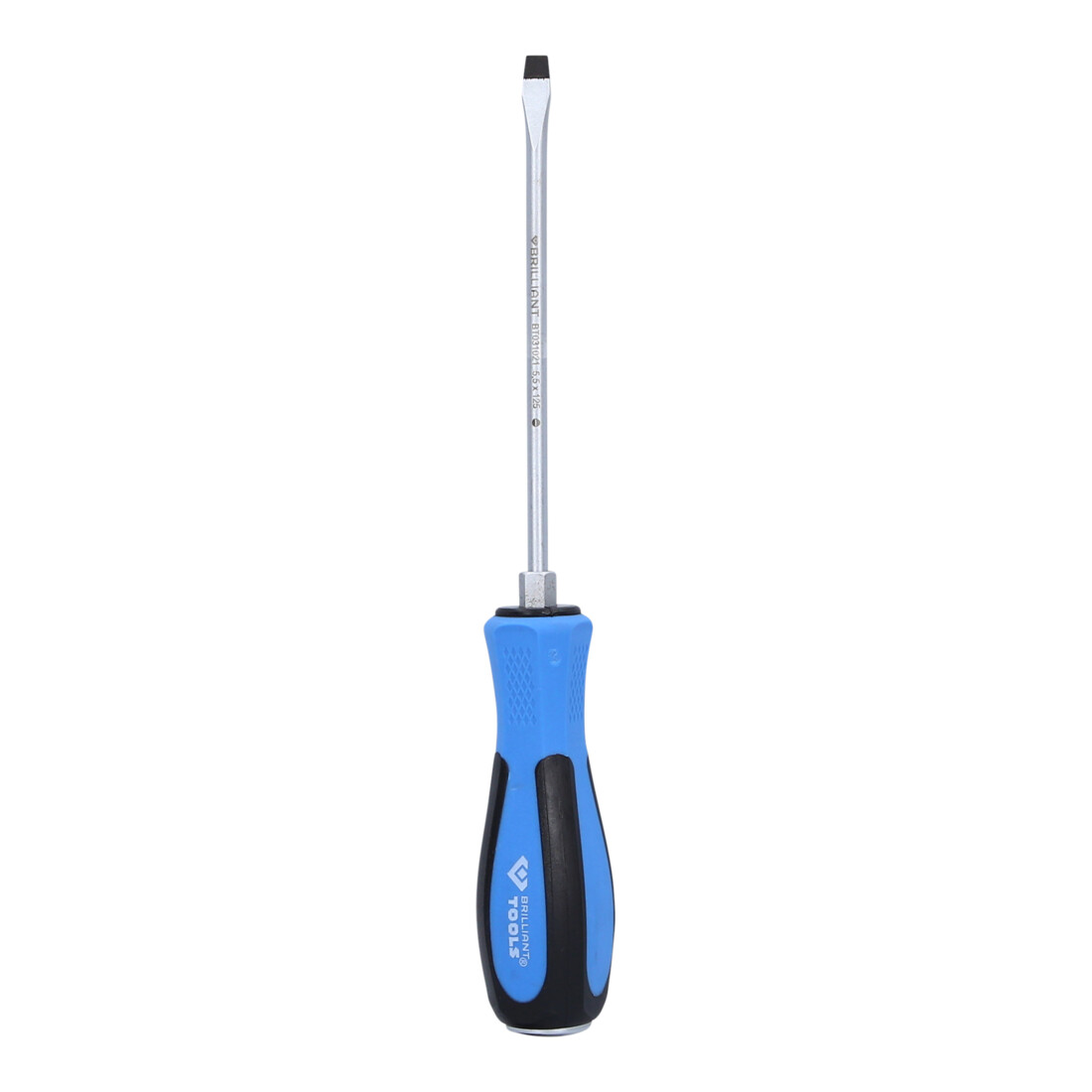 Brilliant Tools Schraubendreher Schlitz mit Schlagkappe, 5,5 x 125 mm