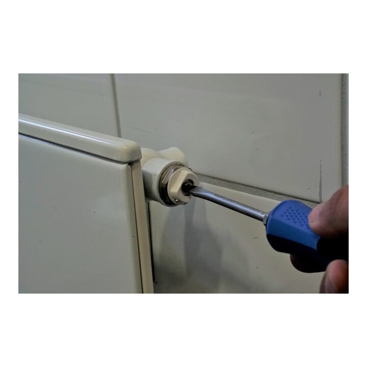 Brilliant Tools Schraubendreher Schlitz mit Schlagkappe, 8,0 x 150 mm