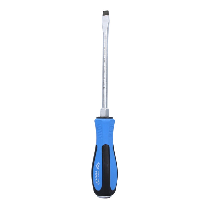 Brilliant Tools Schraubendreher Schlitz mit Schlagkappe, 8,0 x 150 mm
