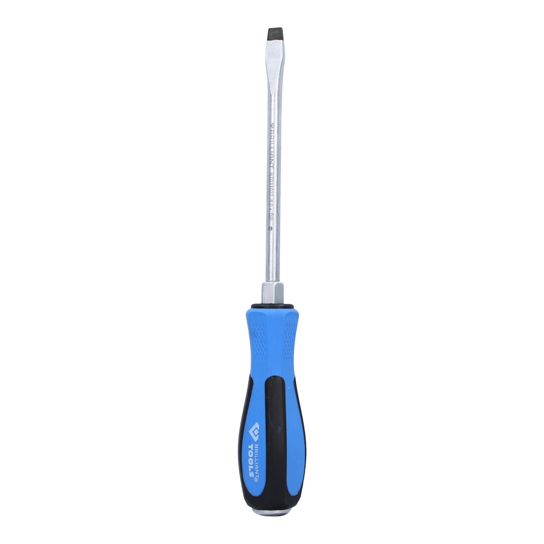 Brilliant Tools Schraubendreher Schlitz mit Schlagkappe, 8,0 x 150 mm