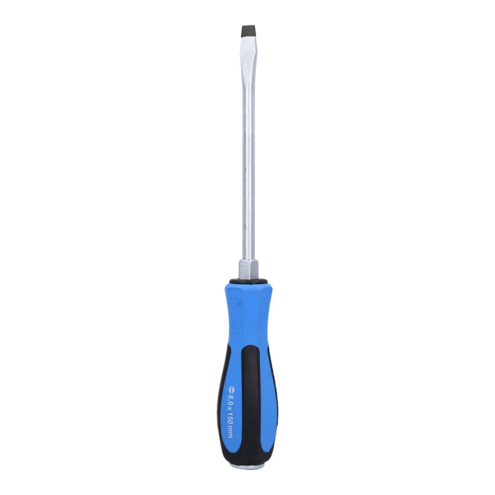 Brilliant Tools Schraubendreher Schlitz mit Schlagkappe, 8,0 x 150 mm