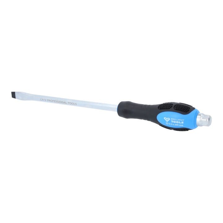 Brilliant Tools Schraubendreher Schlitz mit Schlagkappe, 9,5 mm