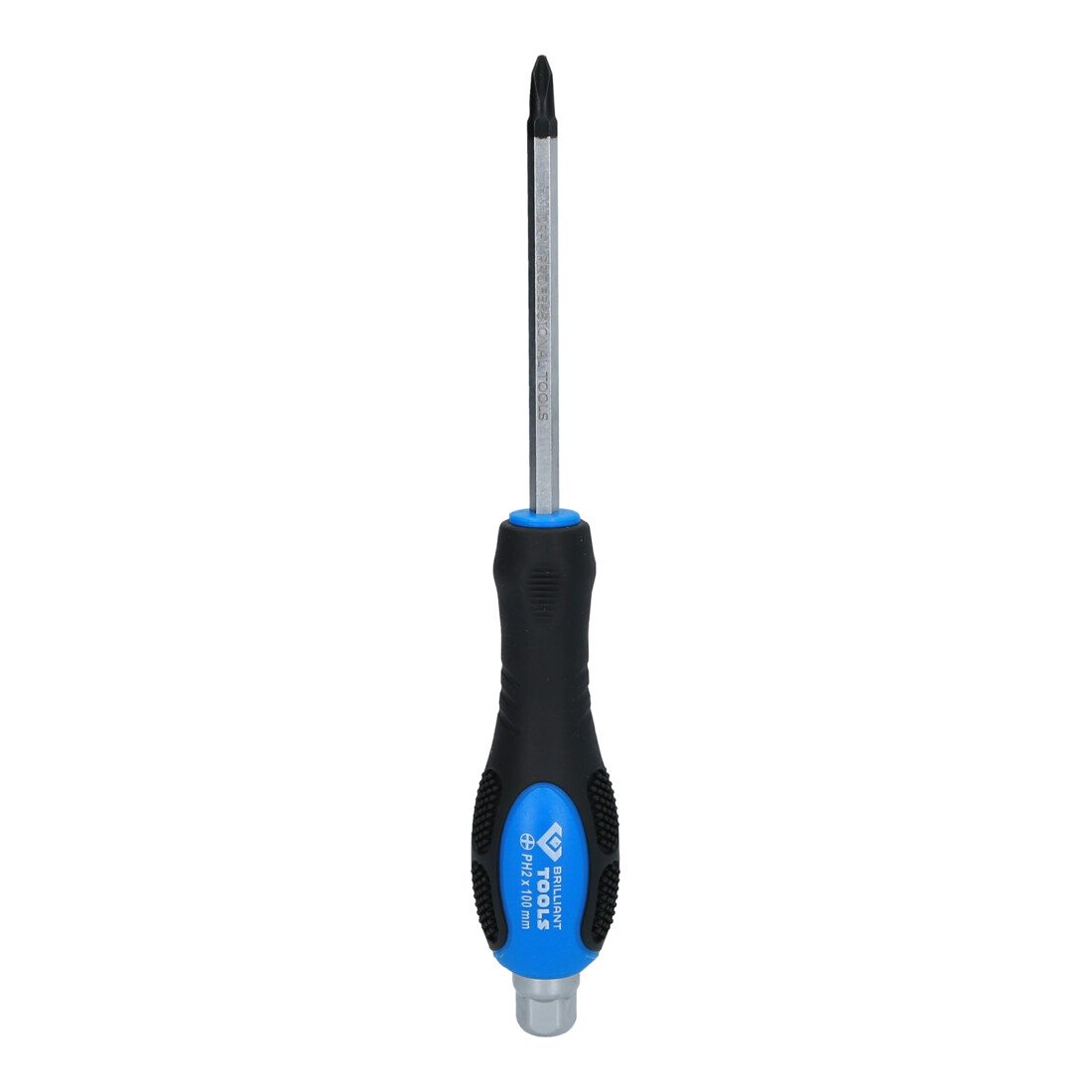 Brilliant Tools Schroevendraaier kruiskop met slagkap PH2