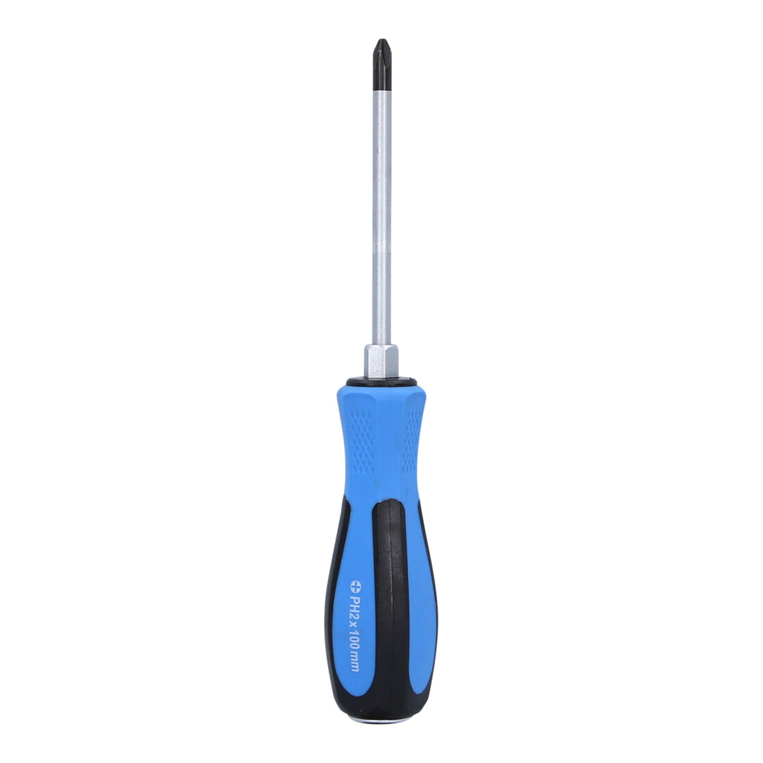 Brilliant Tools Schroevendraaier kruiskop met slagkap, PH2 x 100 mm