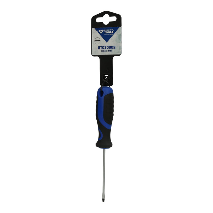 Brilliant Tools Schroevendraaier sleuf, 0,6 x 3,0 mm