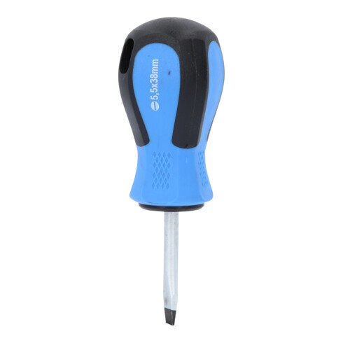 Brilliant Tools Schroevendraaier Sleuf, 5,5 x 38 mm, korte uitvoering