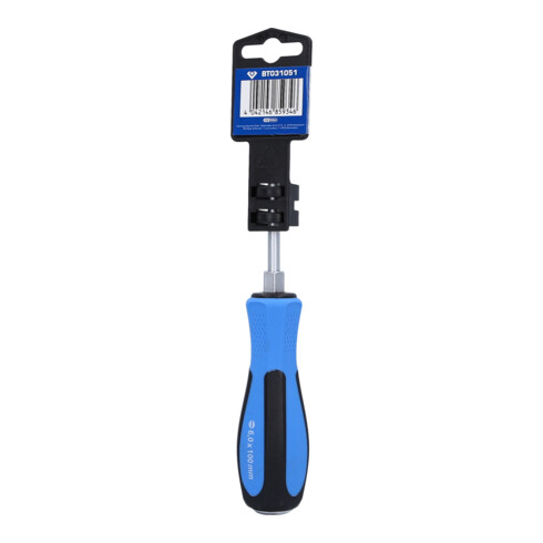 Brilliant Tools Schroevendraaier Sleuf met klopdop, 6,0 x 100 mm