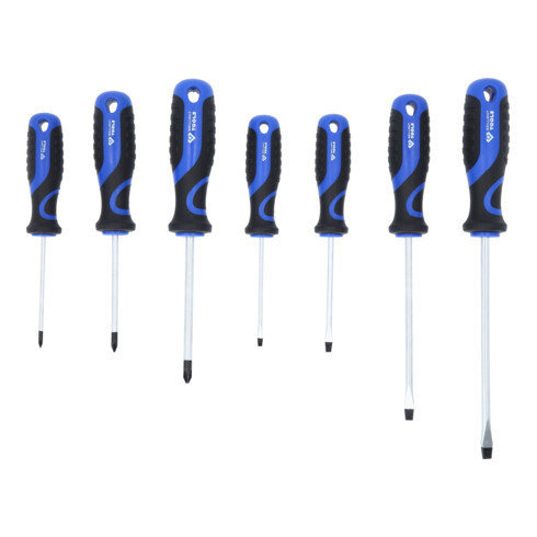 Brilliant Tools Schroevendraaierset, 7-dlg, sleuf, PH