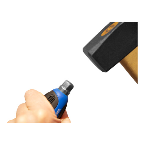 Brilliant Tools Schroevendraaierset met slagkap, 12 dlg, sleufkop, PH Phillips