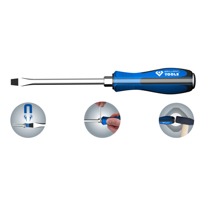 Brilliant Tools Schroevendraaierverkoopdisplay, 80 verpakkingen