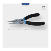 Brilliant Tools Seegeringzange für Innensicherungsringe, gerade, 125 mm