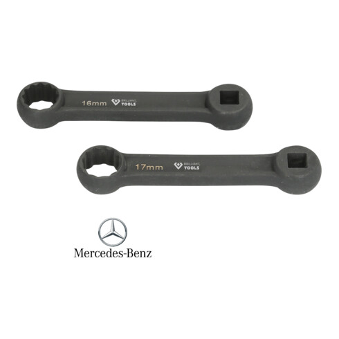 Brilliant Tools Serie di chiave ad anello per cuscinetti del motore per Mercedes-Benz