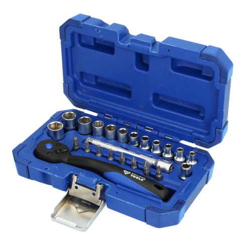 Brilliant Tools Serie di chiavi a bussola 1/4", 23pz.