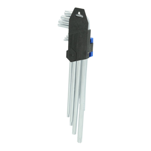 Brilliant Tools Serie di chiavi maschio piegate, 9pz., profilo TX, corte