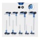 Brilliant Tools Serie di chiavi maschio piegate TX con foro frontale con impugnatura a T, 9pz.-1