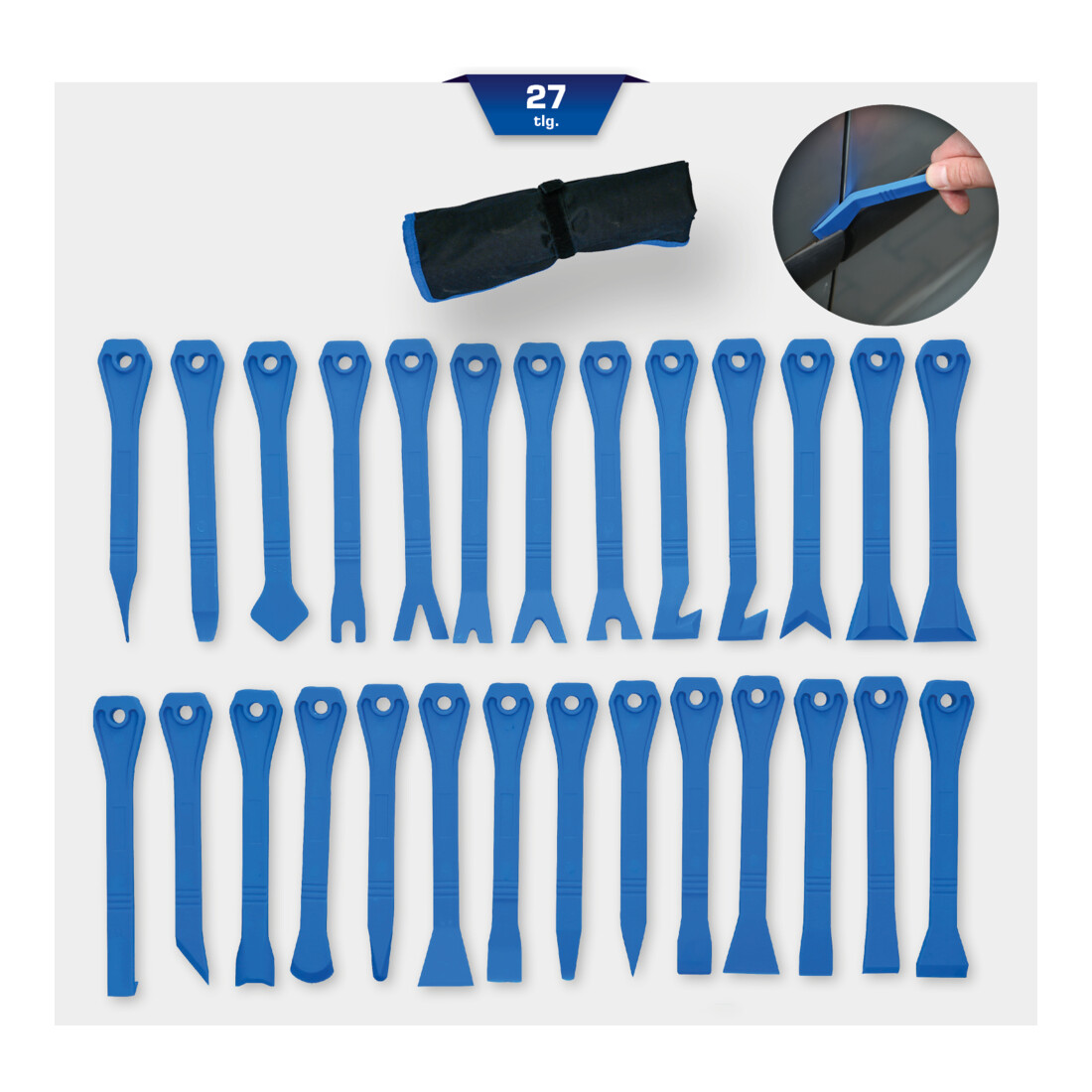Brilliant Tools Serie di cunei frantumatori, 27pz.