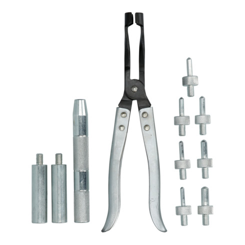 Brilliant Tools Serie di montaggio e smontaggio di guarnizioni dello stelo valvole, 11pz.