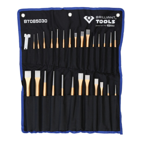 Brilliant Tools Serie di scapelli e cacciaspine, 28pz.