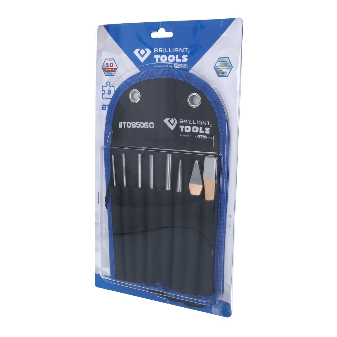 Brilliant Tools Serie di scapelli e cacciaspine, 8pz.