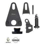 Brilliant Tools Serie di utensili di bloccaggio della puleggia della cinghia del volano/albero a gomiti e di separazione del coperchio frontale per Renault, Nissan