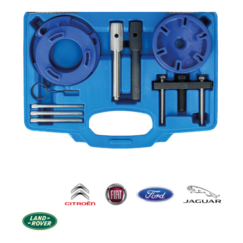 Brilliant Tools Serie di utensili di regolazione del motore per Jaguar, Land Rover, Ford, Citroën 2.0, 2.2, 2.4, 3.2 Diesel