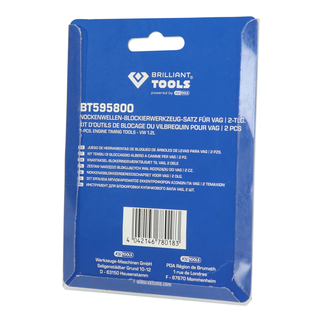 Brilliant Tools Serie di utensili di regolazione del motore per Volkswagen 1.2