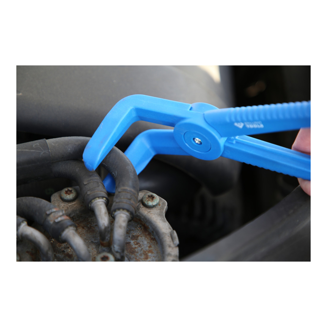 Brilliant Tools Serie pinze serratubi, angolate a 90°, 3pz.