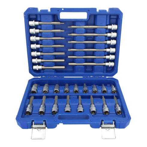 Brilliant Tools Set di chiavi a bussola 1/2", profilo a esagono incassato, 30pz.