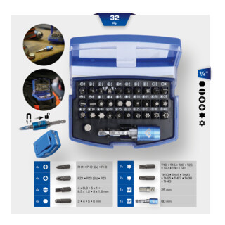 Brilliant Tools Set di inserti, 32pz.
