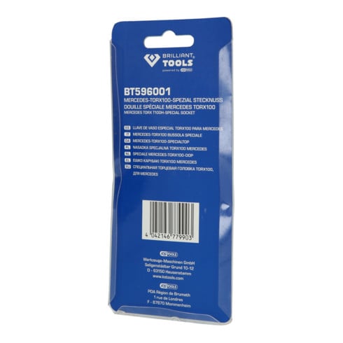 Brilliant Tools speciale Mercedes-TX 100 dopsleutel