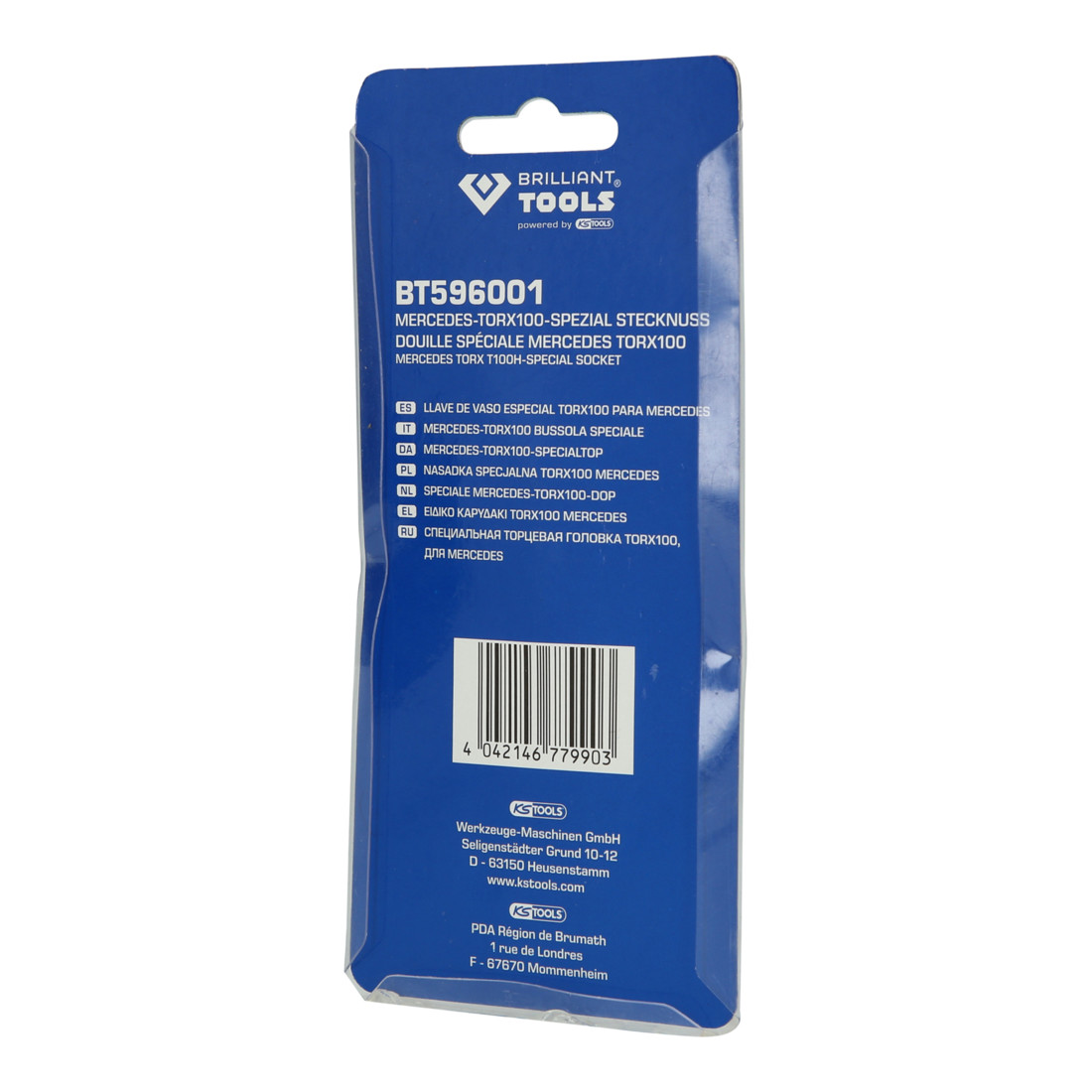 Brilliant Tools speciale Mercedes-TX 100 dopsleutel