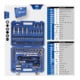 Brilliant Tools Steeksleutelset, 94-dlg, 1/4 inch, 1/2 inch-1