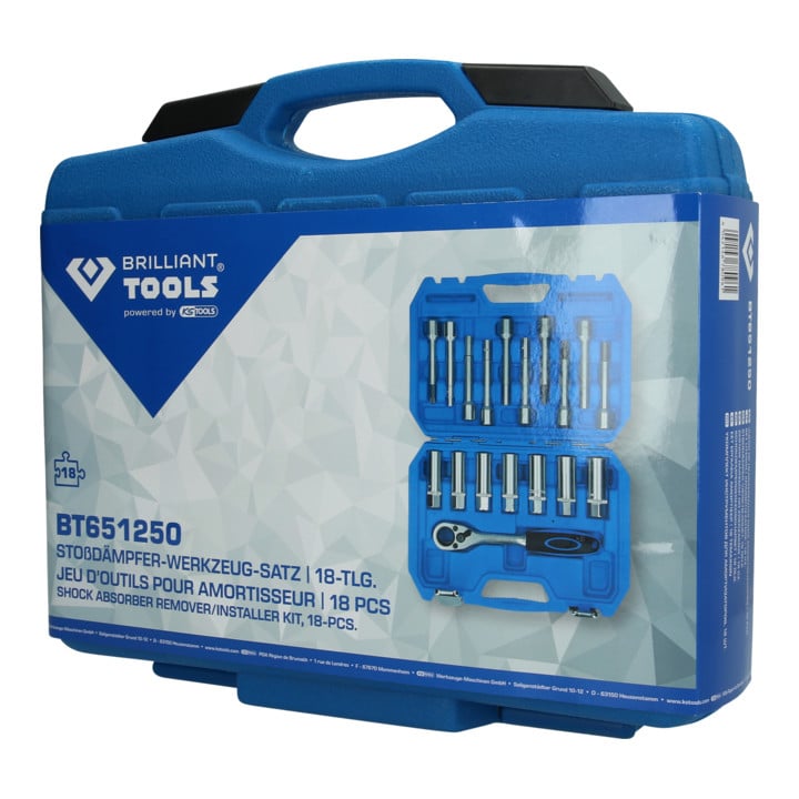 Brilliant Tools Stoßdämpfer-Werkzeug-Satz, 18-tlg