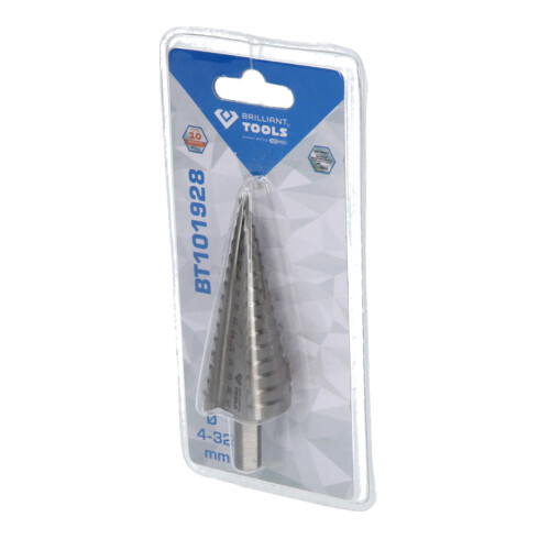 Brilliant Tools Stufenbohrer, Ø 4 - 32 mm
