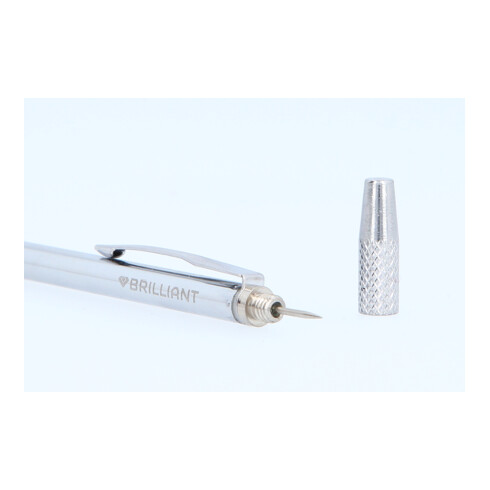 Brilliant Tools Support magnétique télescopique 2 en 1 avec outil de nettoyage des gicleurs et de réglage